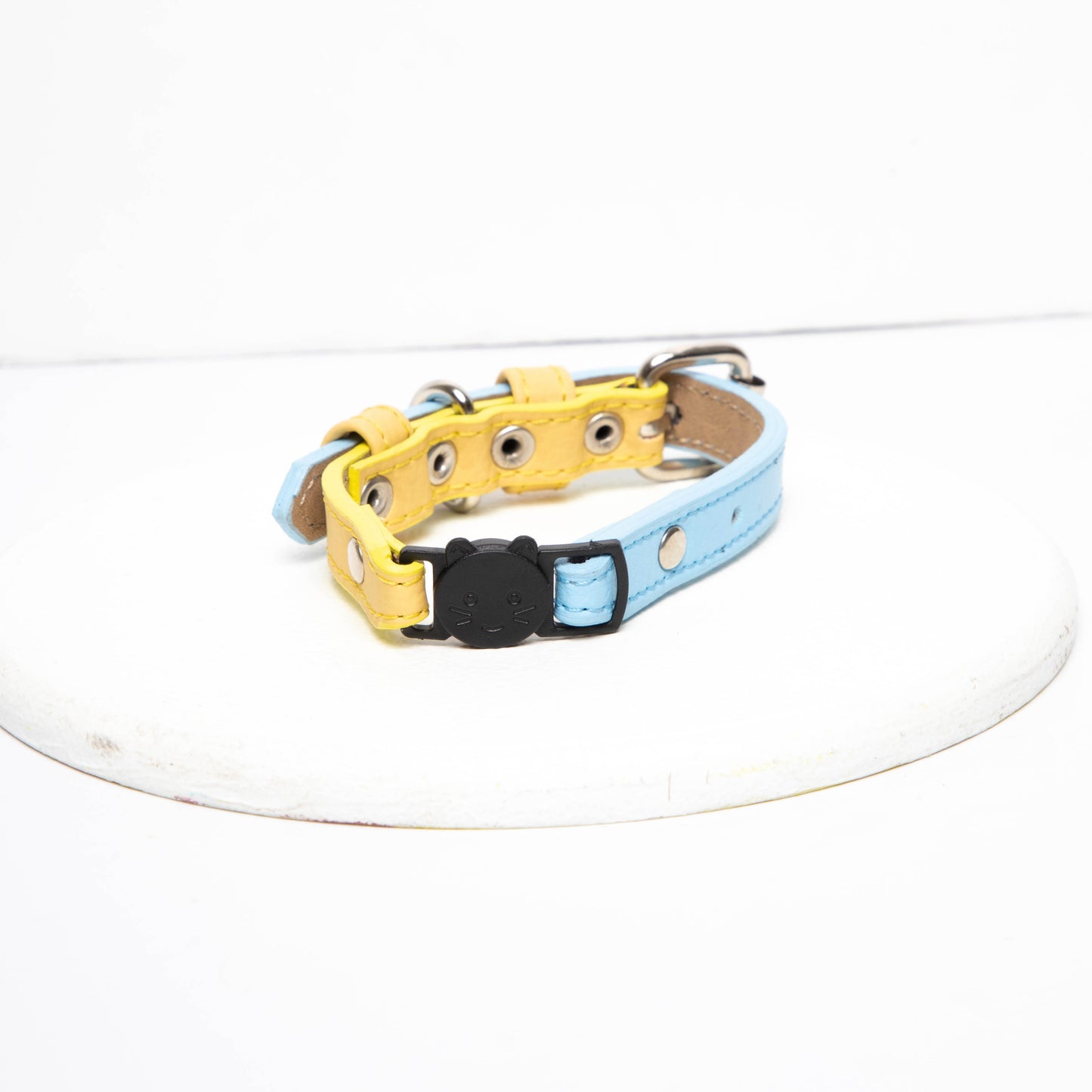 Collar gato Amarillo-Azul