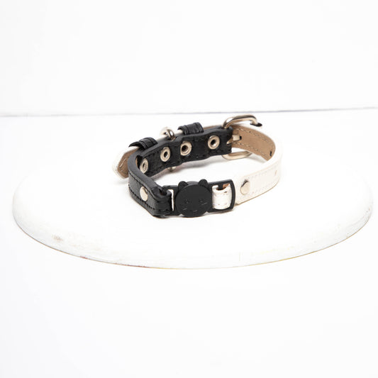 Collar gato Negro- Beige