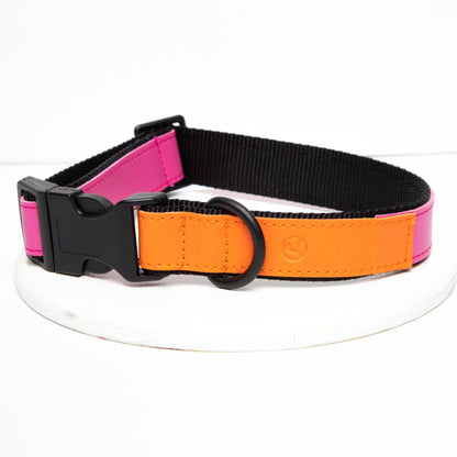 Collar deportivo Fucsia- Naranja