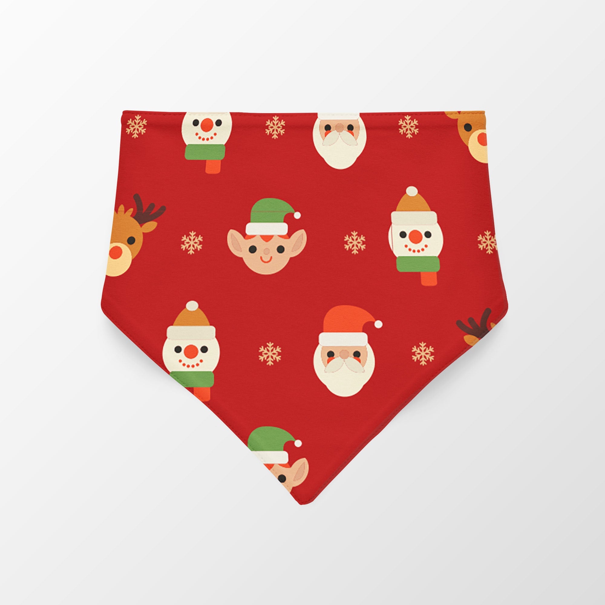 Pañoleta navidad muñecos roja Vekopets