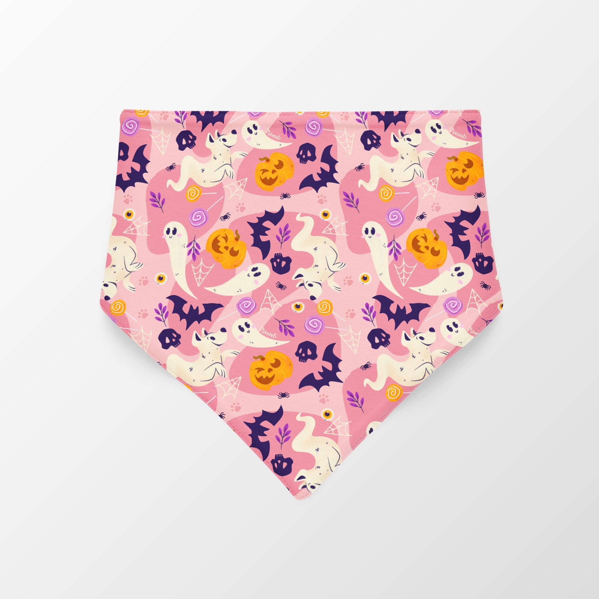 Pañoleta Halloween Rosa Vekopets