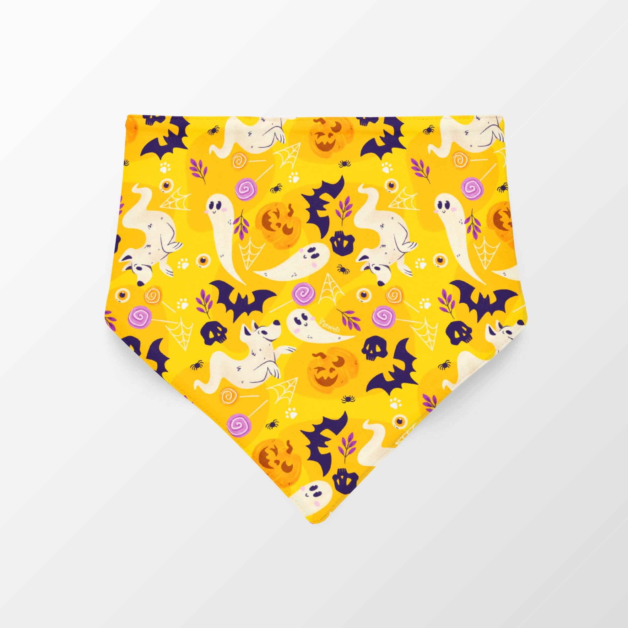 Pañoleta Halloween Amarilla Vekopets