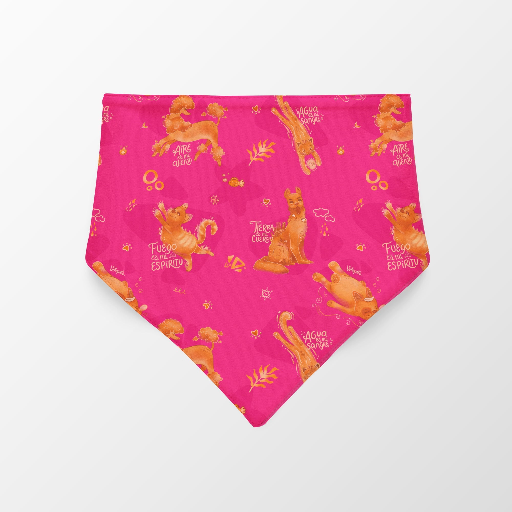 Pañoleta elementos Fucsia Vekopets