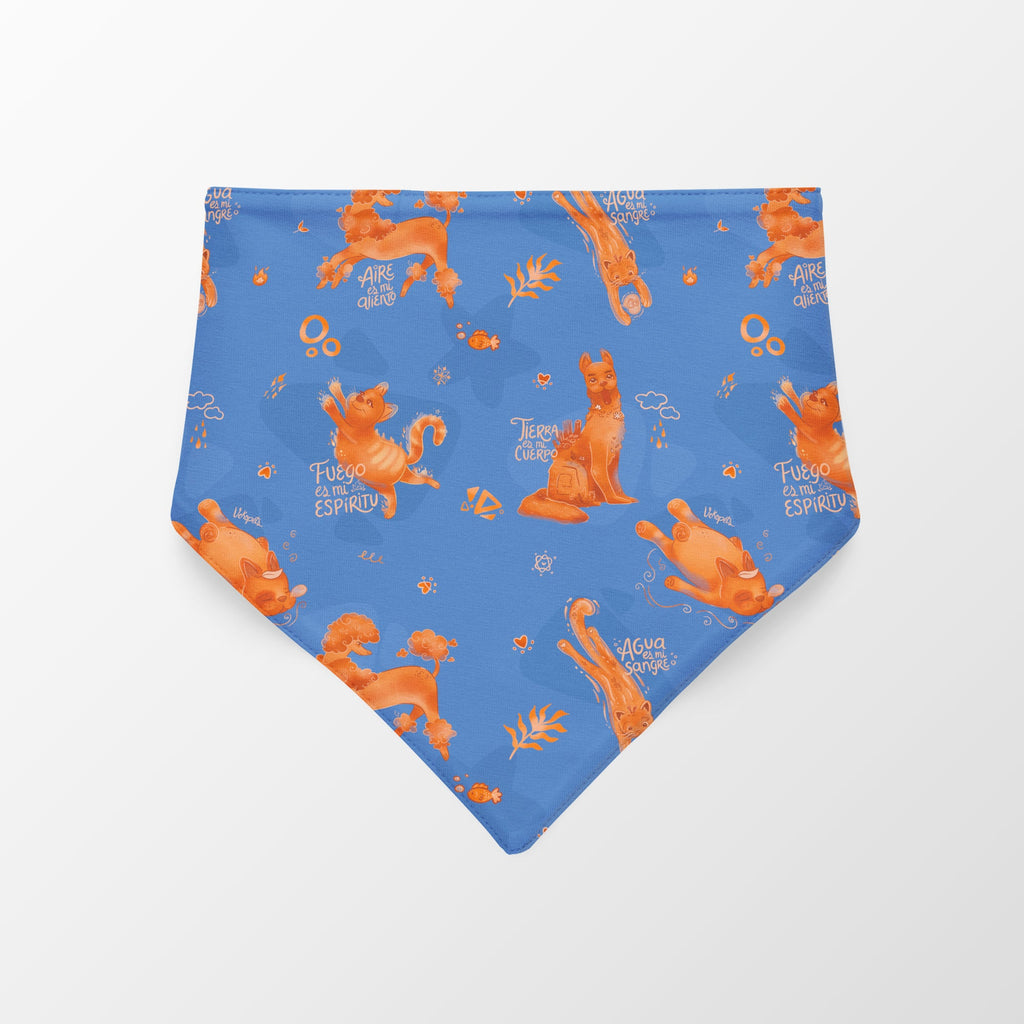 Pañoleta elementos Azul Vekopets