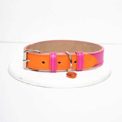 Collar Fucsia- Naranja