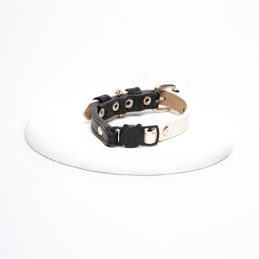 Collar gato Negro- Crema
