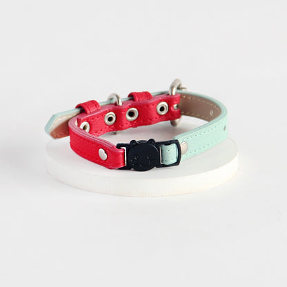 Collar gato Rojo- Menta