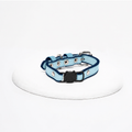 Collar cuero vegano gato | Sky Blue