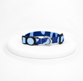 Collar estampado gato| Azul rey & Azul baby