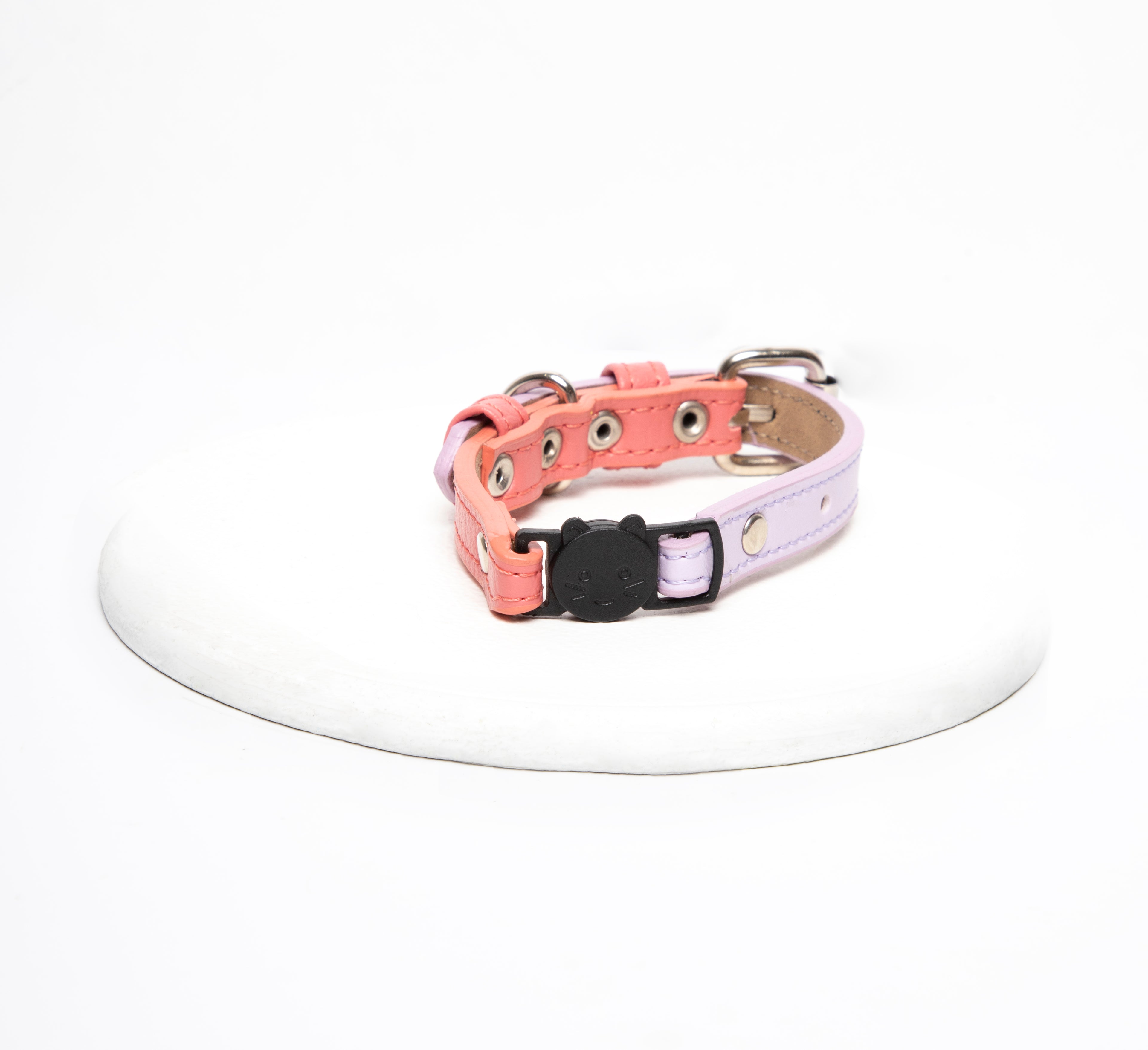 Collar gato Coral-Lila Claro
