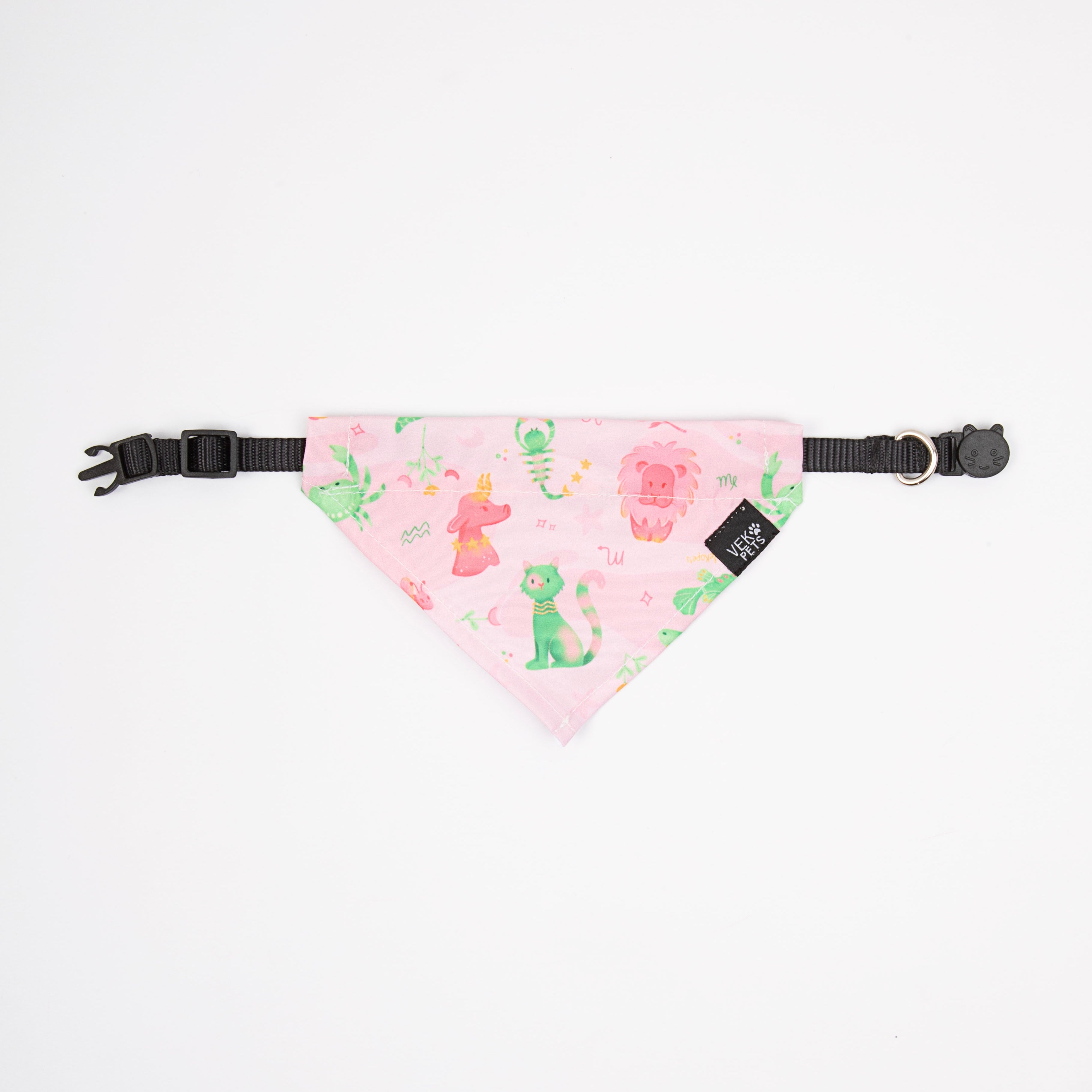 Pañoleta gato Astral animals rosa Vekopets