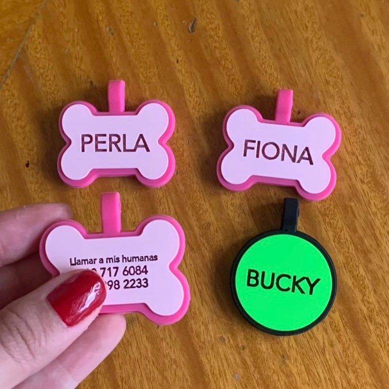 Placa goma: borde color Vekopets