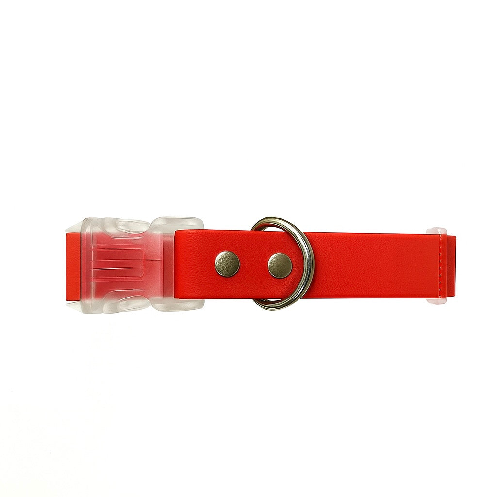 Collar impermeable rojo