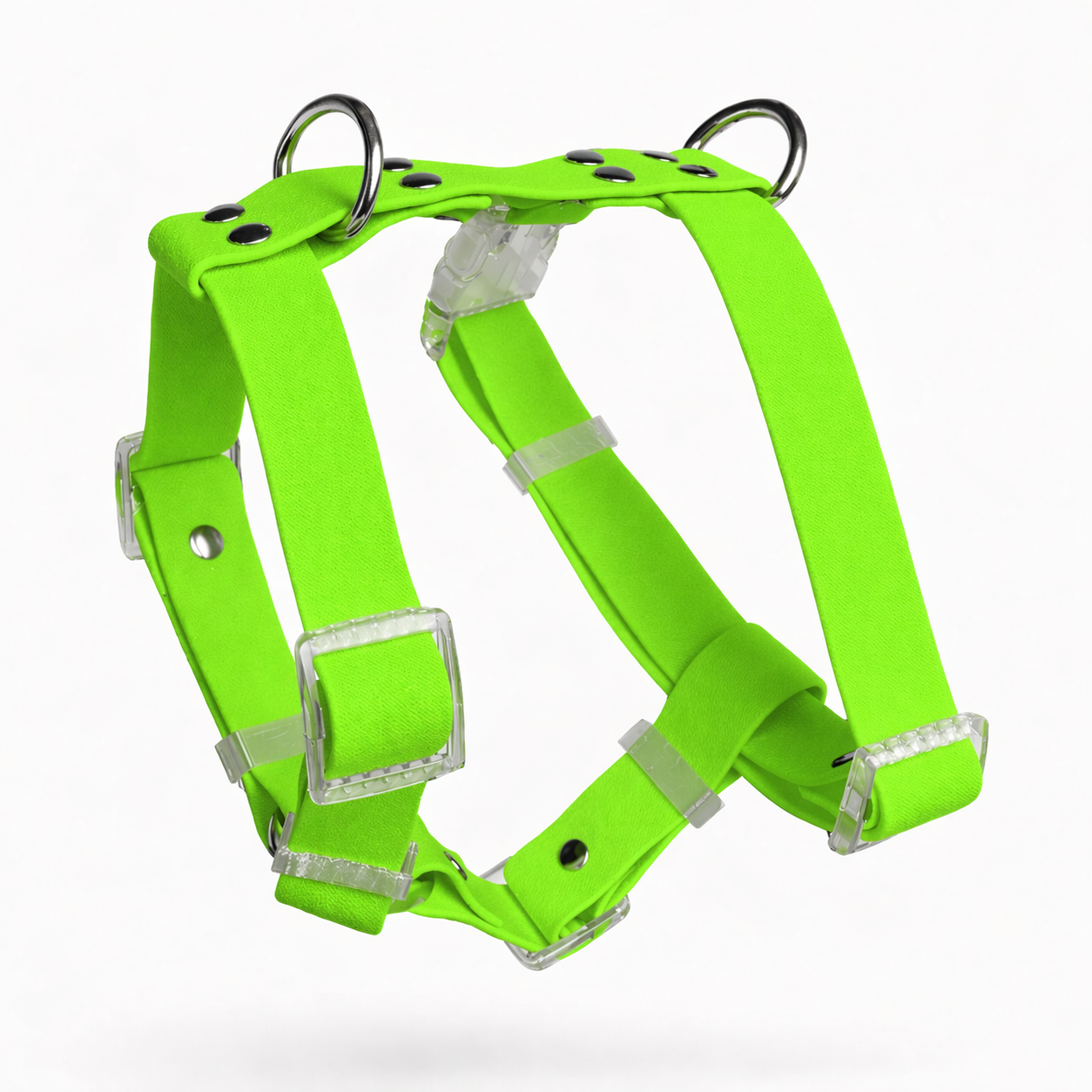 Arnés impermeable verde neón Vekopets