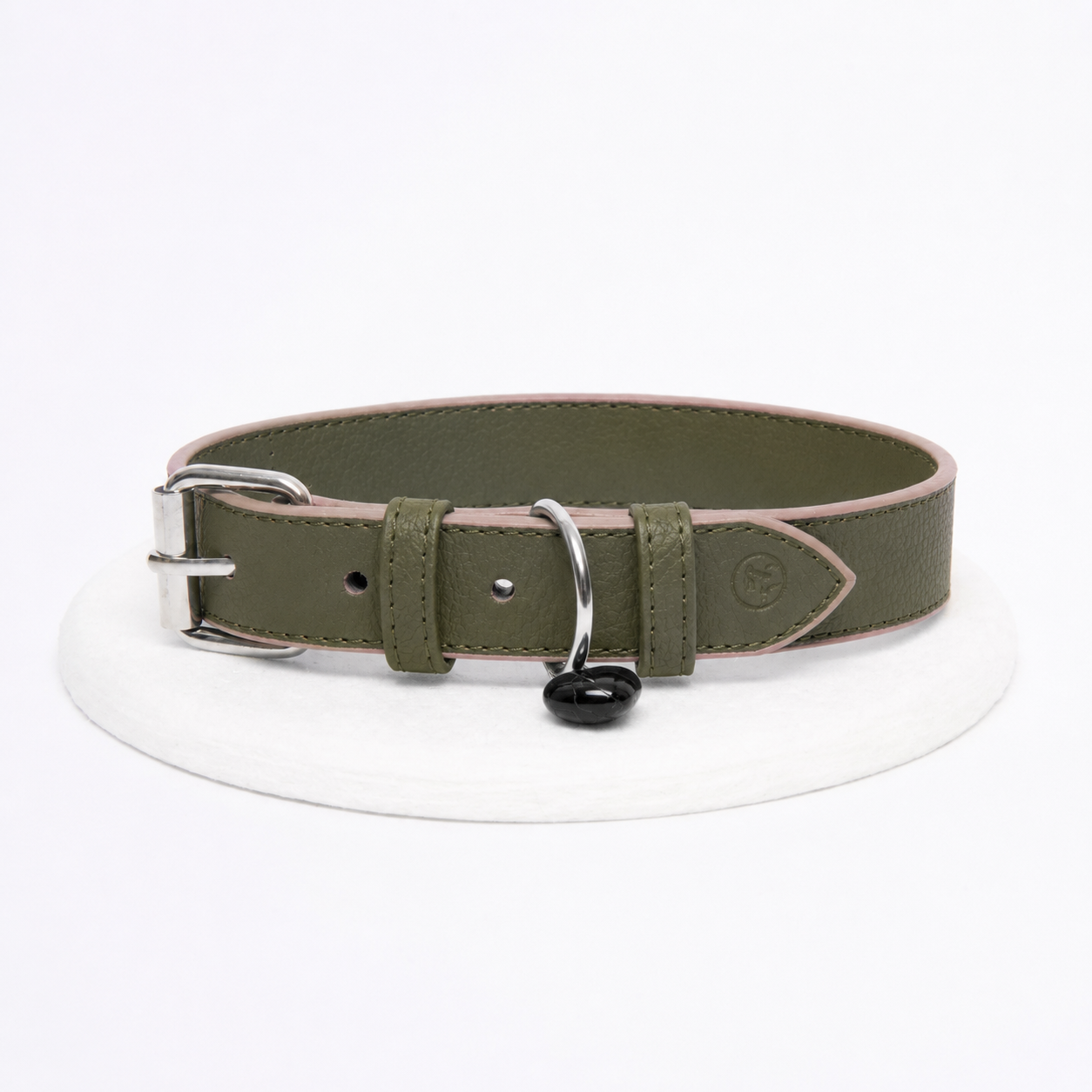 Collar cuero vegano | Olive Dune