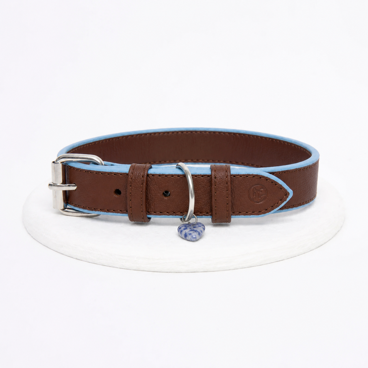 Collar cuero vegano | Cacao Blue