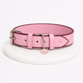 Collar cuero vegano | Blush pink