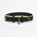 Collar cuero vegano | Navy eclipse