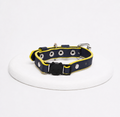 Collar cuero vegano gato | Navy eclipse