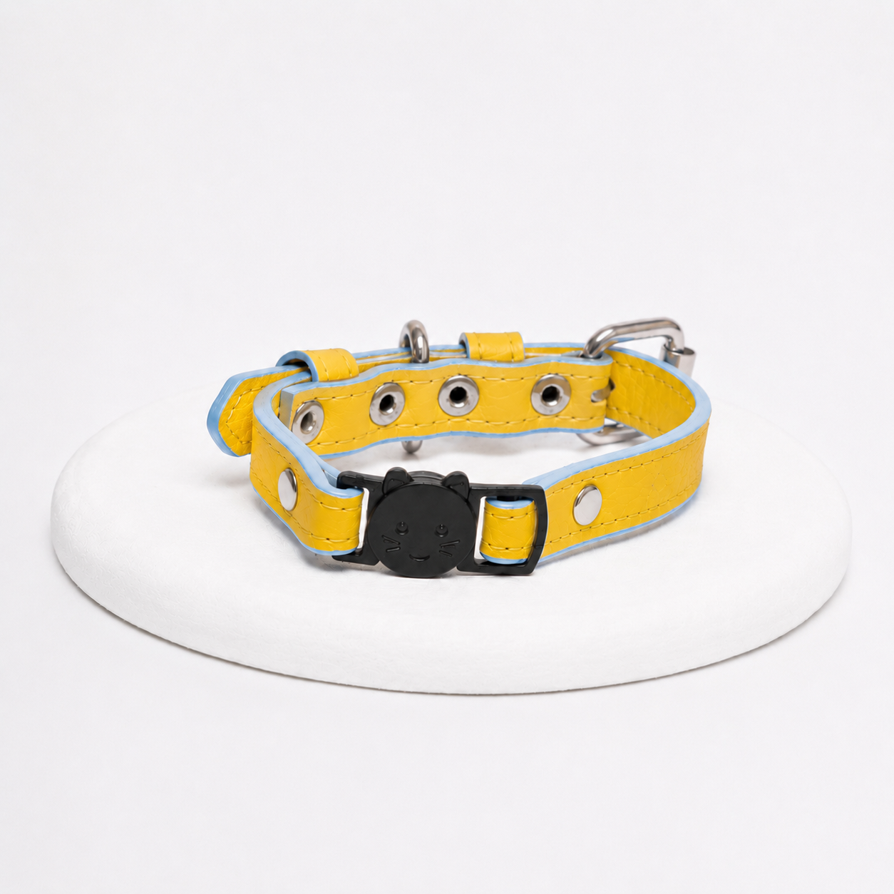 Collar cuero vegano gato | Limoncello