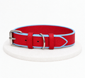 Collar cuero vegano | Cherry blue