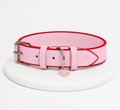 Collar cuero vegano | Blush pink