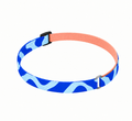 Porta placas estampado | Azul baby & Azul rey