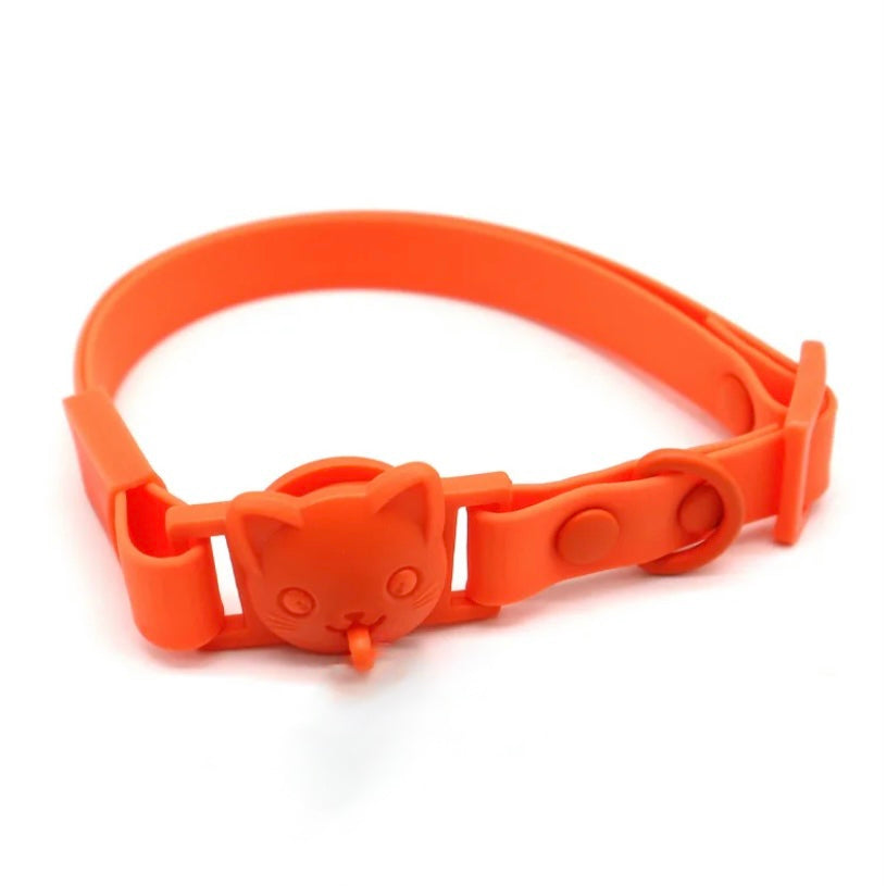 Collar impermeable naranja Gato