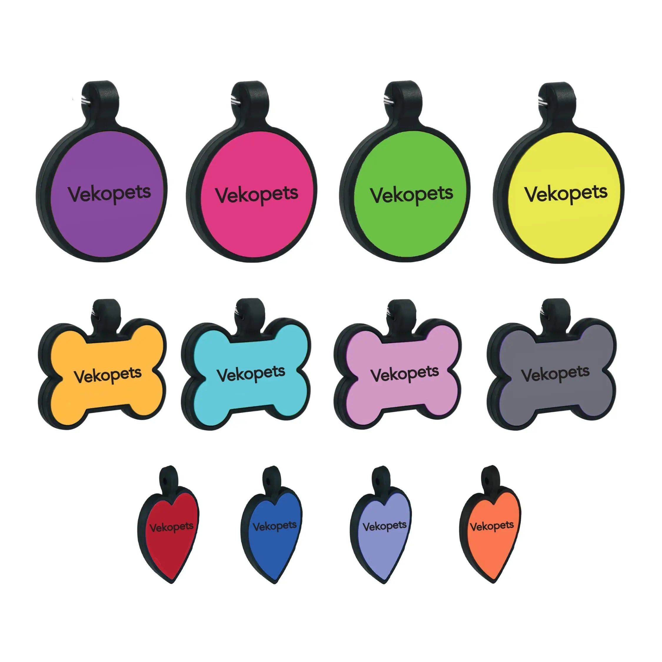 Placa goma: borde negro - Vekopets