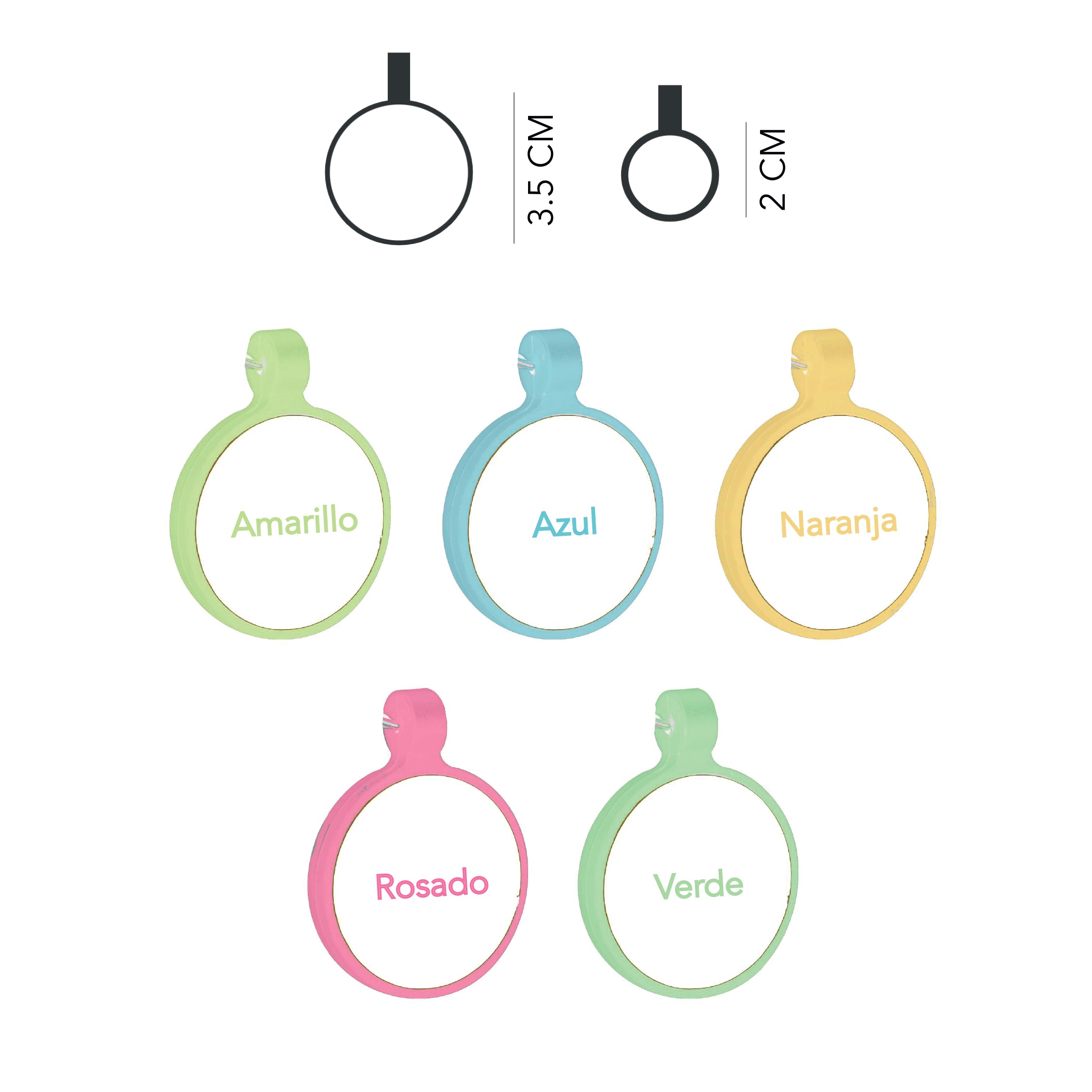 Placa goma: neón - Vekopets