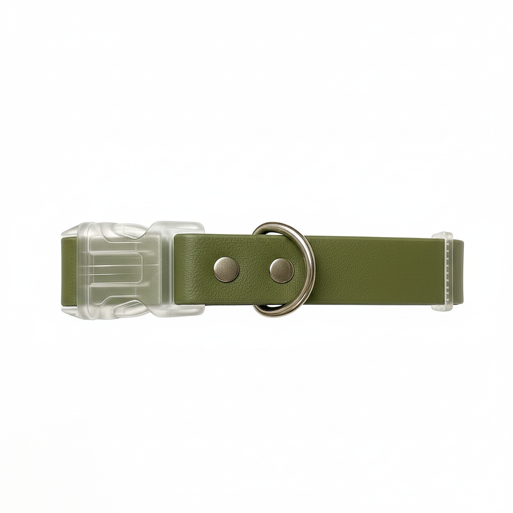 Collar impermeable verde militar