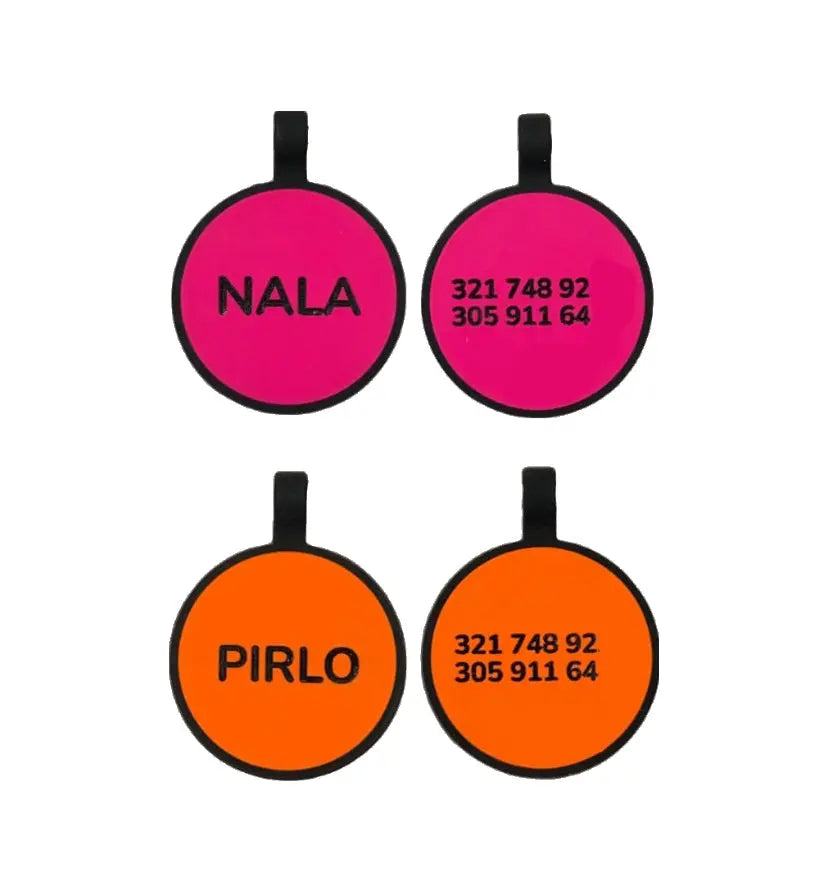 Placa goma: borde negro - Vekopets