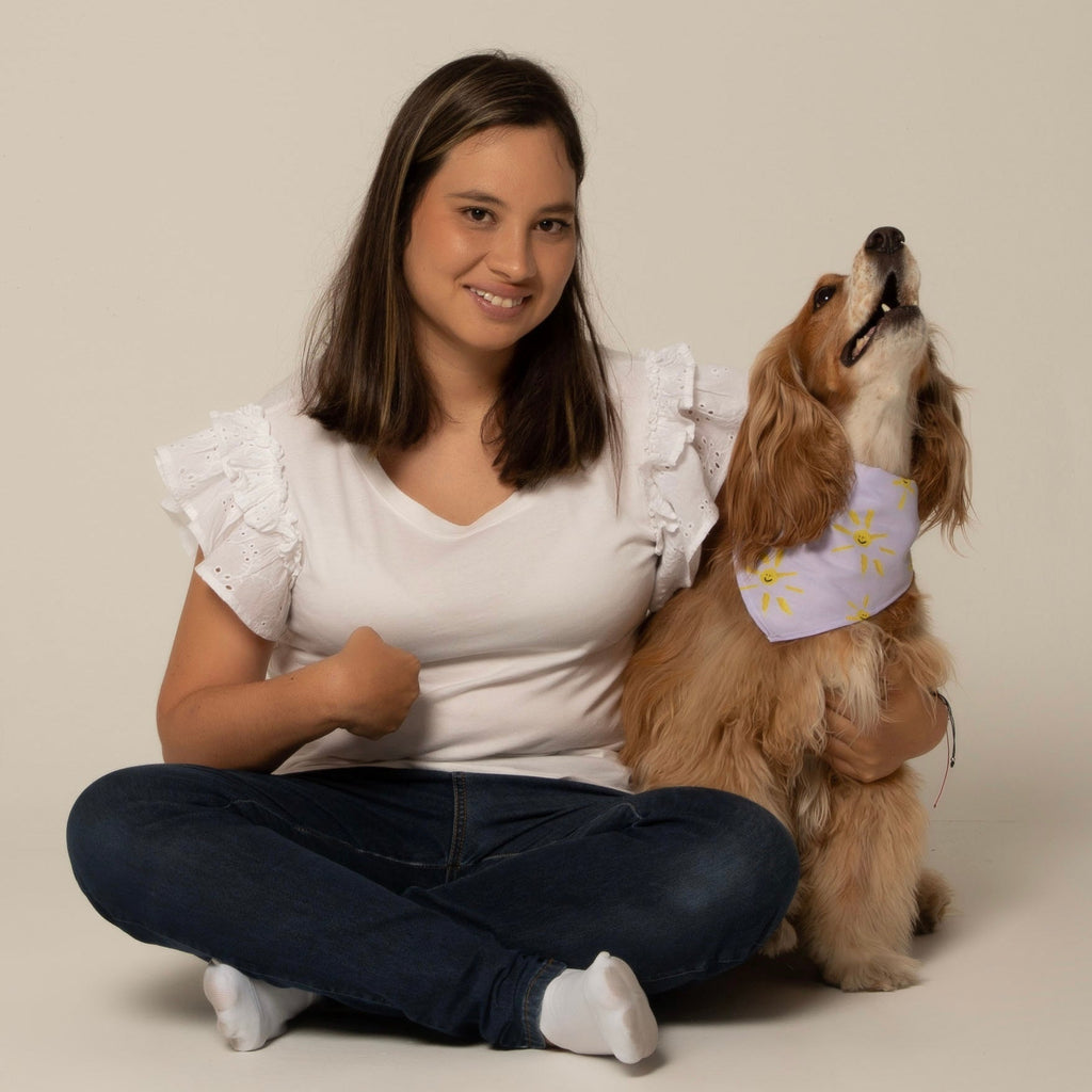 Pañoleta Solecitos Lila by JULI Vekopets